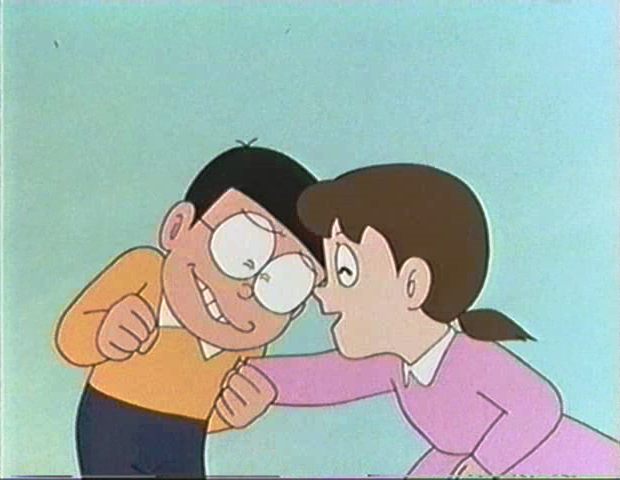 gambar  nobita dan  shizuka animasi  kartun  anak  anak  nangri