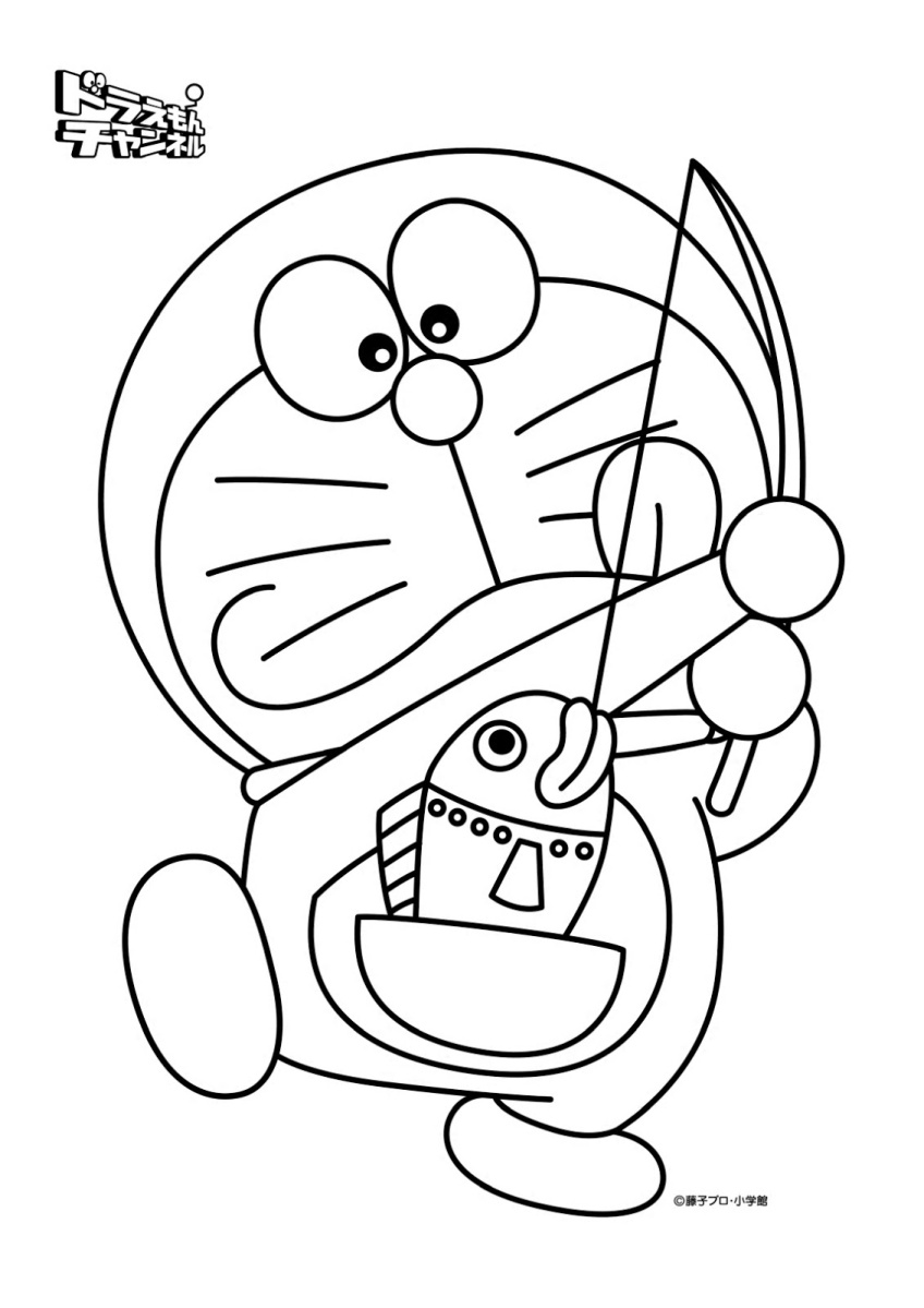 Mewarnai Gambar Doraemon 8 Nangri