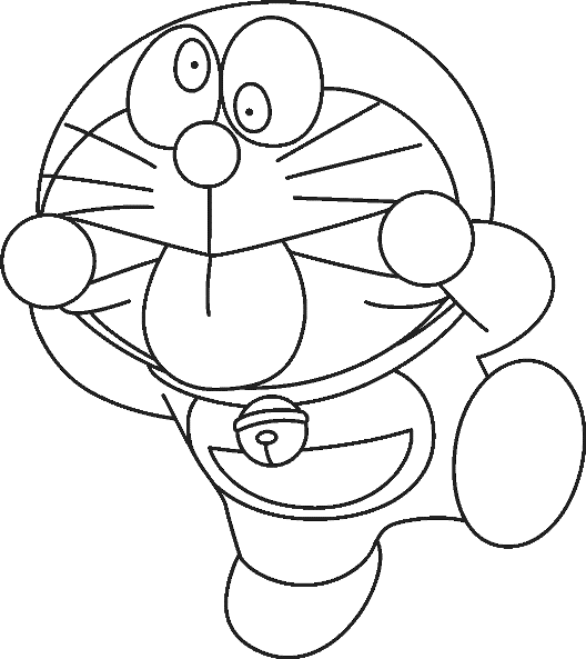 Sketsa Gambar Mewarnai Doraemon 201604 Nangri Dora
